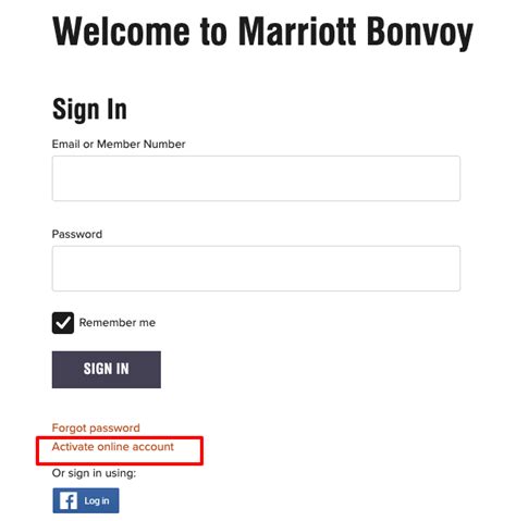 bonvoy login